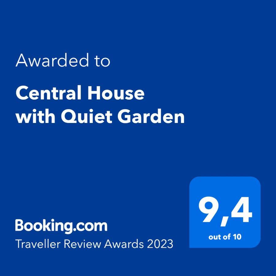 Central House With Quiet Garden Kíszamosz Kültér fotó